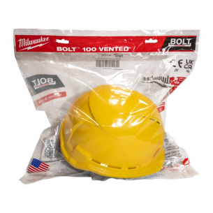 4932478122 Kask Ochronny Wentylowany BOLT 100 Bia�y Milwaukee
