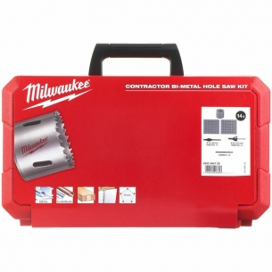 MILWAUKEE Zestaw Otwornic Bimetal 14el Contractor