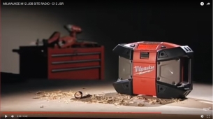 Milwaukee C12 JSR-0 M12 subkompaktowe radio budowlane z wej�ciem MP3