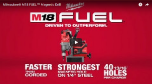4933451636 Akumulatorowa Wiertarka Magnetyczna Milwaukee M18 FMDP-0C 