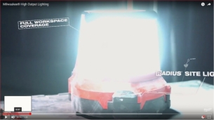 Milwaukee M18 ONESLDP-0  ONE-KEY Lampa strefowa LED 9000lm IP54