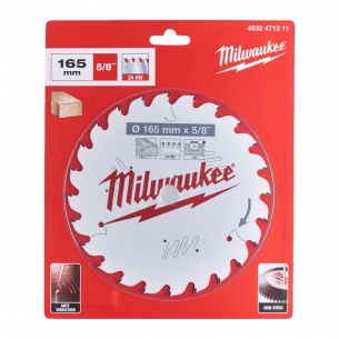 4932479087  Milwaukee Tarcza Tn�ca Widiowa 165mm x 20 otw�r x 42Z Alu 