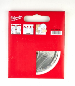 Milwaukee Tarcza pilarska do drewna 165x30x1.8 24Z