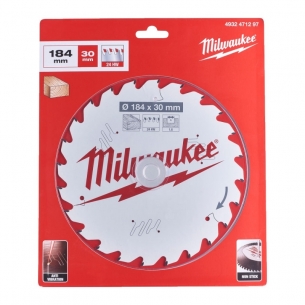 4932471297 Milwaukee Tarcza Tn�ca Widiowa 184mm x 30otw�r x 24Z 