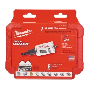 Milwaukee Zestaw Otwornic 7szt 19-32mm Hole Dozer + Adapter Bi-METAL