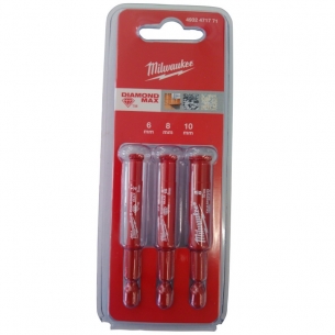 4932471771 Milwaukee Zestaw Wierte� Diamentowych 6,8,10mm 