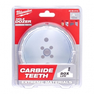 Milwaukee Otwornica z w�glikiem wolframu Carbide 102mm 4 Inox