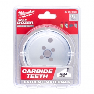 Milwaukee Otwornica z w�glikiem wolframu Carbide 89mm 3 1/2  Inox
