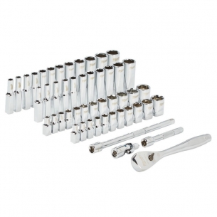 4932464944 Milwaukee Zestaw Nasadek z Grzechotk� 1/4 Metryczne i calowe 50szt 
