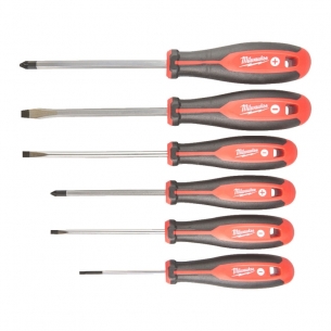 4932471806 Milwaukee Zestaw Wkr�takow 6szt  P�askie i Krzy�owe