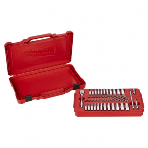 4932464944 Milwaukee Zestaw Nasadek z Grzechotk� 1/4 Metryczne i calowe 50szt 