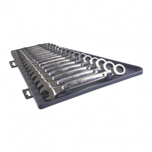 4932464994 Milwaukee Zestaw Kluczy P�asko-Oczkowych z Grzechotk� 15szt MAX Bite 8-22mm 