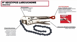 MILWAUKEE Szczypce �a�cuchowe TORQUE LOCK™ 270mm 