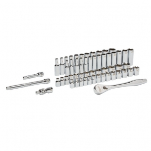 4932464946 Milwaukee Zestaw Nasadek z Grzechotk� 3/8 6-19mm Metryczne i calowe 56szt