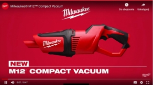 4933448390 Milwaukee Subkompaktowy Odkurzacz M12 HV 