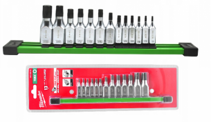 4932480565 ZESTAW NASADEK TORX 1/4'' i 3/8'' 13szt MILWAUKEE 