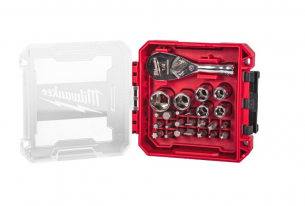 4932499470 MILWAUKEE KOMPAKTOWY ZESTAW BIT�W NASADEK I GRZECHOTKI 1/4- 25 SZT.