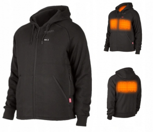 4932480061 Bluza podgrzewana z kapturem Czarna M12 HHBL4-0 Milwaukee Rozmiar S