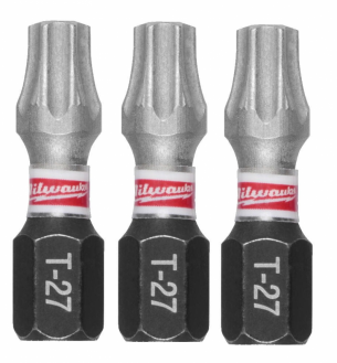 4932500365 Bit udarowy TX27 25mm Milwaukee Shockwave Impact Duty™ – ko�c�wka Torx, 3 szt.,