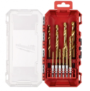 4932493865 MILWAUKEE ZESTAW WIERTE� METAL HSS-G RED HEX 10szt Packout 