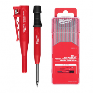 4932501156 O��wek mechaniczny budowlany z temper�wk� + 10 sztuk wk�ad�w grafitowych Milwaukee 