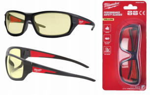 4932478928 Milwaukee Okulary ochronne premium Z�te Przeciwodpryskowe