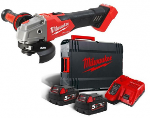Milwaukee Szlifierka K�towa 125mm z funkcj� Rapid Stop 4933478430 M18FSAG125XB-502X