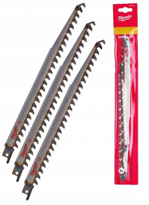48001078 MILWAUKEE BRZESZCZOTY DO DREWNA 240MM HCS 240/8,5mm 3SZT