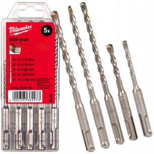 4932352338 Zestaw wierte� 5-10mm 5szt SDS+ Milwaukee M2