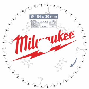 4932471298 Tarcza pilarska do drewna 184x30x2.1 40Z Milwaukee 