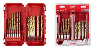 4932493866 MILWAUKEE ZESTAW WIERTE� METAL HSS-G RED HEX 19szt Packout