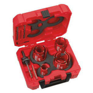 4932464939 Zestaw otwornic z w�glikiem wolframu 10 cz. BIG HAWG MILWAUKEE