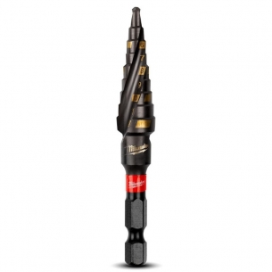 48899261 Wiert�o stopniowe udarowe 4 - 12 mm INOX 1/4 HEX 