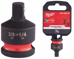 4932480299 Adapter udarowy z 3/8 na 1/4 Shockwave MILWAUKEE
