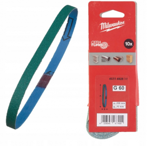 4932492874 MILWAUKEE Papier �CIERNY TA�MA �CIERNA 10x330MM do M12 FBL10 gr 60