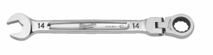4932480187  Milwaukee Klucz P�asko-Oczkowy z ruchom� G��wka 14mm 