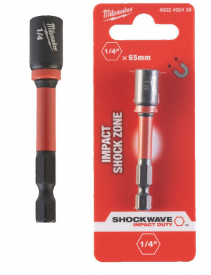 4932492436 Adapter udarowa nasadka magnetyczna  1/4  MILWAUKEE