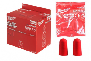 4932480465 Milwaukee Zatyczki Do Uszu z Pianki Stopery 38db 200 par