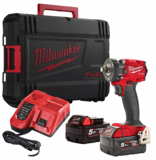 4933478444 Milwaukee Kompaktowy Klucz Udarowy M18 Fuel 1/2 FIW2F12-502X 339Nm 