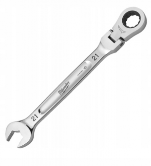 4932480194  Milwaukee Klucz P�asko-Oczkowy z ruchom� G��wka 21mm 