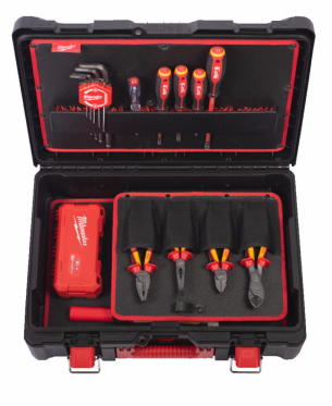 4932499466 Milwaukee PACKOUT Zestaw narz�dzi dla elektryka 62szt