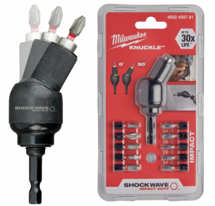 4932459781 Milwaukee Adapter Nasadka Katowa 1/4 Na biTy  z Bitami