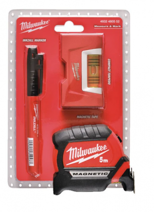 4932480552 ZESTAW POZIOMICA MIARA MARKER MILWAUKEE 