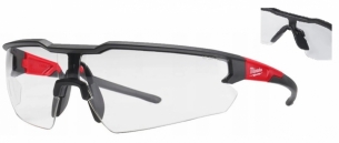 4932478763 MILWAUKEE OKULARY OCHRONNE BEZBARWNE ODPORNE NA ZARYSOWANIA