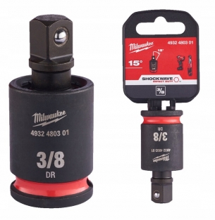 4932480301 MILWAUKEE UDAROWY ADAPTER K�TOWY Z 3/8 NA 3/8 15� 