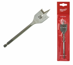 4932363143 Milwaukee Wiert�o do drewna pi�rowe �opatkowe 28x152mm Hex