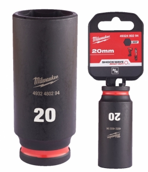 Milwaukee Nasadka Udarowa D�uga 3/8 6-pkt 20mm 4932480294