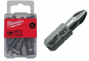 4932399589 Milwaukee Bit PZ1x25mm 25szt Opakowanie