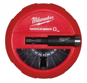 4932430904 Milwaukee Zestaw Bit�w 15szt Schockwave Impact Duty