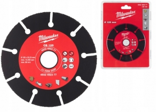 4932492377 Milwaukee Tarcza do drewna/ PCV 125mm do szlifierki k�towej z w�glikiem 